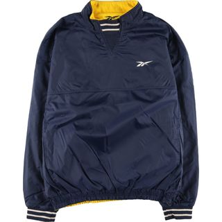 リーボック(Reebok)の古着 リーボック Reebok リバーシブル ナイロンプルオーバー メンズL /eaa397150(ナイロンジャケット)