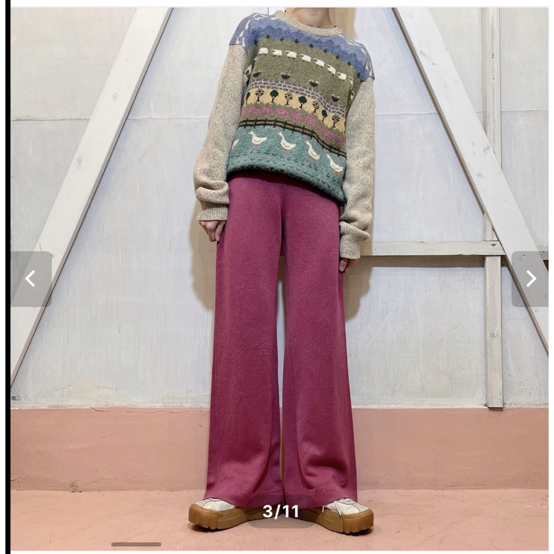 Lochie(ロキエ)のvintage フレアパンツ レディースのパンツ(カジュアルパンツ)の商品写真