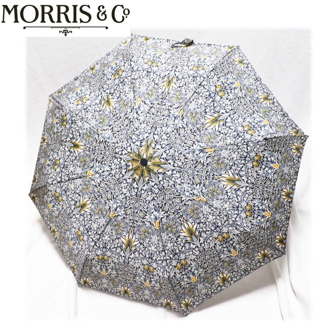 折りたたみ傘《ウィリアムモリス×フルトン コラボ》新品 優美ボタニカル柄 折りたたみ傘 雨傘