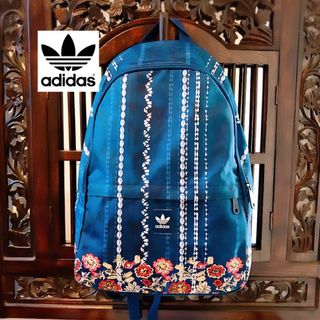 アディダス(adidas)のアディダス エスニック 花柄 リュック バッグ バックパック ジャージ アジアン(リュック/バックパック)