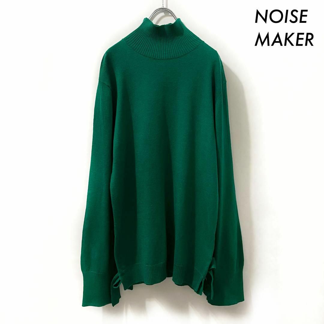 NOISE MAKER(ノイズメーカー)のNOISE MAKER ノイズメーカー★タートルニット 袖口リボン 長袖 レディースのトップス(ニット/セーター)の商品写真