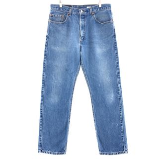 リーバイス(Levi's)の古着 00年代 リーバイス Levi's 505 REGULAR FIT STRAIGHT LEG テーパードデニムパンツ USA製 メンズw34 /taa002859(デニム/ジーンズ)