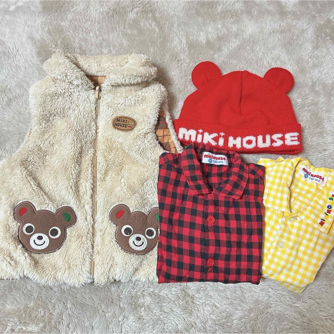 mikihouse(ミキハウス)のミキハウス　４点セット キッズ/ベビー/マタニティのキッズ/ベビー/マタニティ その他(その他)の商品写真