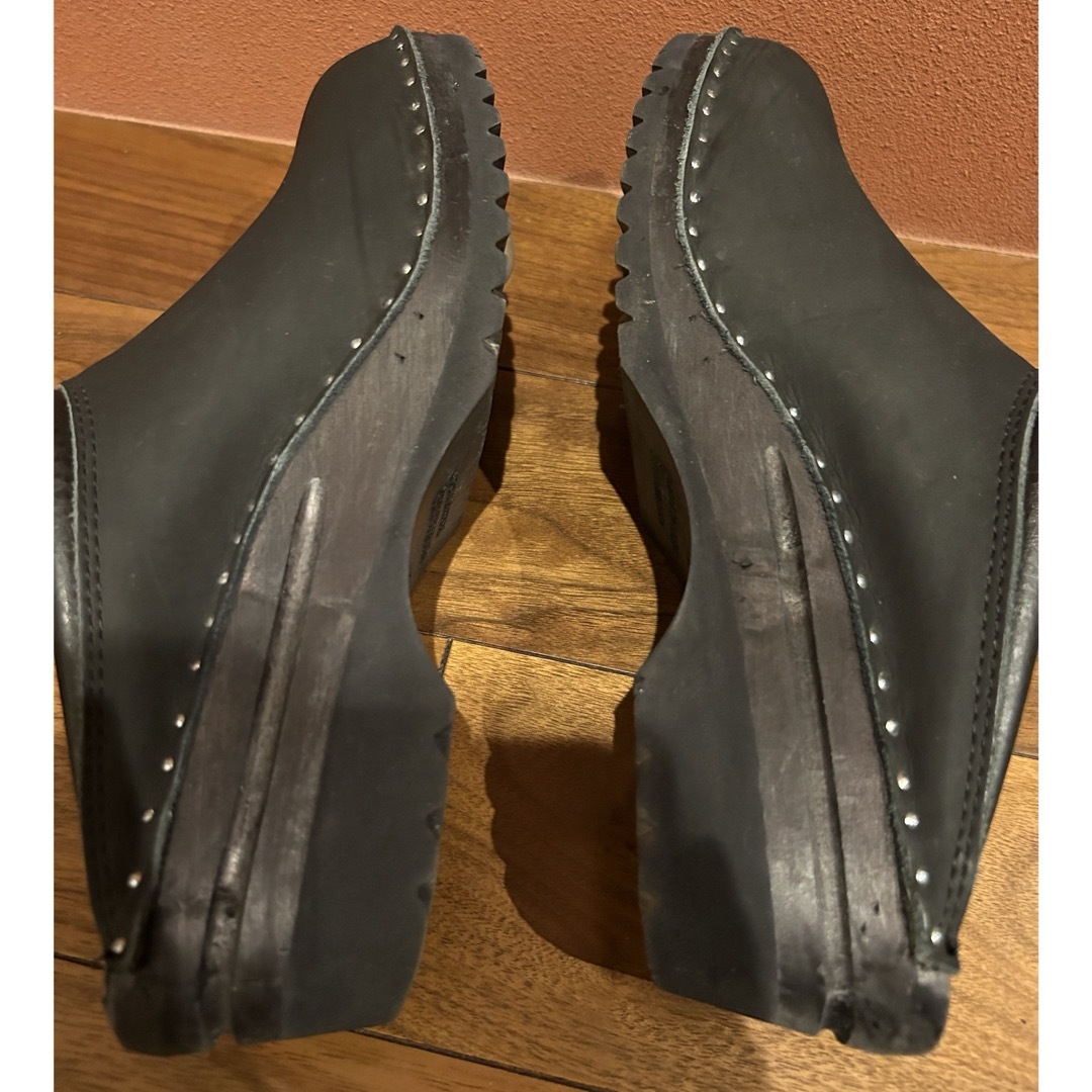 NEPENTHES(ネペンテス)のTROENTORP トロエントープ  ウッドソールサボ ブラック 40 メンズの靴/シューズ(サンダル)の商品写真