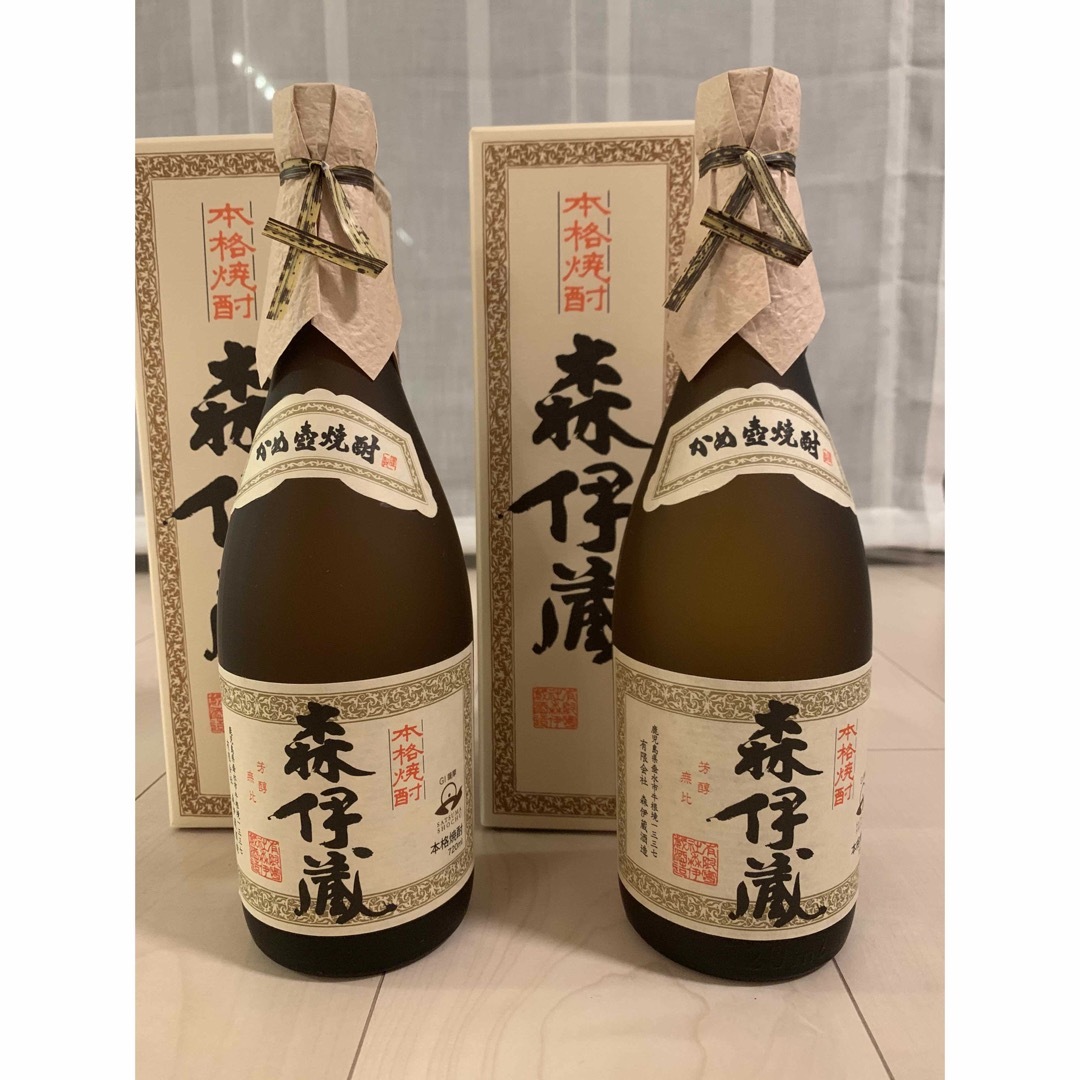 森伊蔵酒造(モリイゾウシュゾウ)の森伊蔵 720ml x 2本セット (JAL機内限定販売品) 2023年7月購入 食品/飲料/酒の酒(焼酎)の商品写真