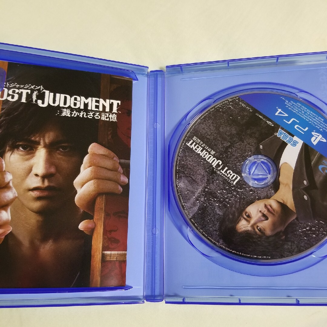 PlayStation4(プレイステーション4)のLOST JUDGMENT：裁かれざる記憶 エンタメ/ホビーのゲームソフト/ゲーム機本体(家庭用ゲームソフト)の商品写真