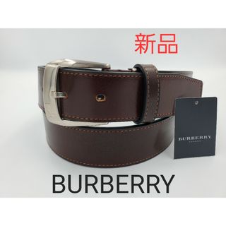 バーバリー(BURBERRY)の【BURBERRY】バーバリー　紳士レザーベルト　B-13　ブラウン　新品未使用(ベルト)