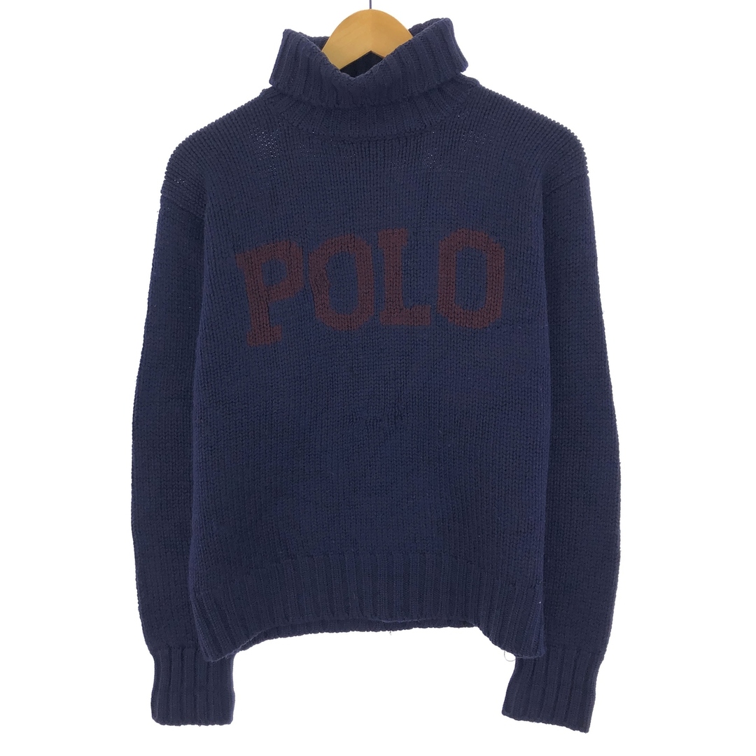 Ralph Lauren(ラルフローレン)の古着 ラルフローレン Ralph Lauren POLO by Ralph Lauren タートルネック ウールニットセーター レディースL /eaa407332 レディースのトップス(ニット/セーター)の商品写真