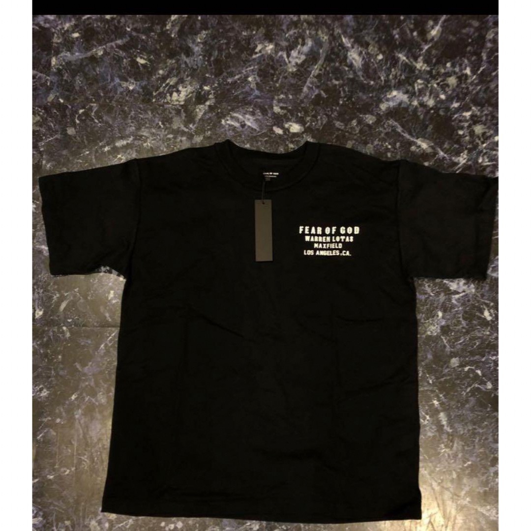 fear of god フィアオブゴッド　Tシャツ　tee ロゴ　ブラック