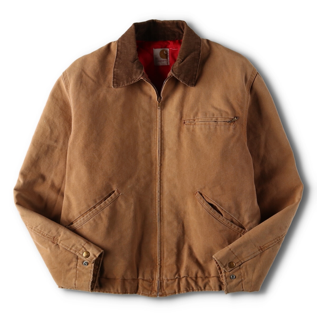 メンズM表記サイズ70年代 カーハート Carhartt デトロイトジャケット プリントタグ ダックワークジャケット メンズM ヴィンテージ /evb003215