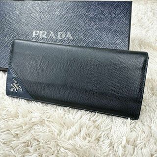 ✨新品未使用・箱付✨PRADA 長財布 ラウンドファスナー ナイロン 三角