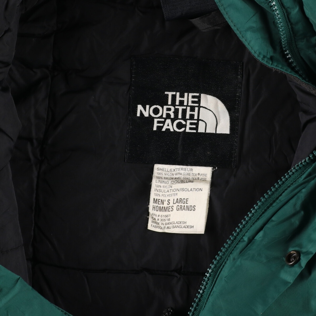 THE NORTH FACE(ザノースフェイス)の古着 グッドコンディション 90年代 ザノースフェイス THE NORTH FACE MOUNTAIN LIGHT マウンテンライト GORE-TEX ゴアテックス 中綿マウンテンパーカー メンズL ヴィンテージ /evb003622 メンズのジャケット/アウター(マウンテンパーカー)の商品写真