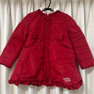 シャーリーテンプル(Shirley Temple)の新品未使用　シャーリーテンプルうさみみタフタコート　Lサイズ130〜145(コート)