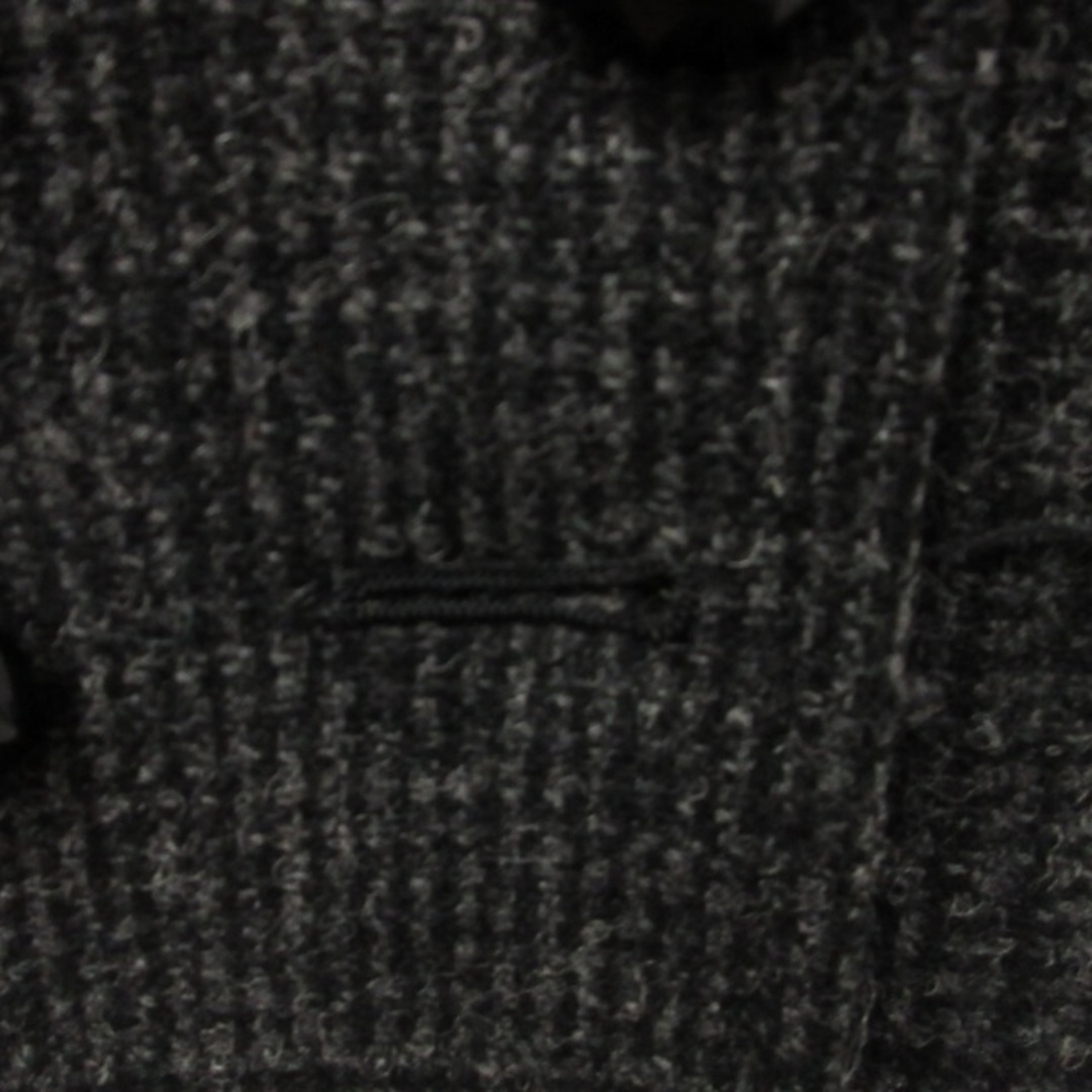 Foundation Addict(ファンデーションアディクト)のファンデーションアディクト ロングコート ジャケット ウール 黒36 約S レディースのジャケット/アウター(ロングコート)の商品写真