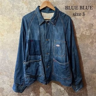 聖林公司 BLUEBLUE デニムキルティングコーチジャケット