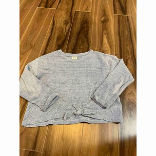 ザラキッズ(ZARA KIDS)のZARA KIDS 128 モールニットセーター　水色　8歳サイズ(ニット)