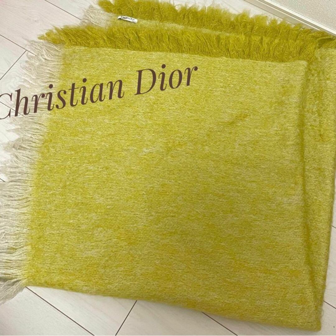 ChristianDior クリスチャンディオール ブランケット 黄色クリスチャンディオール