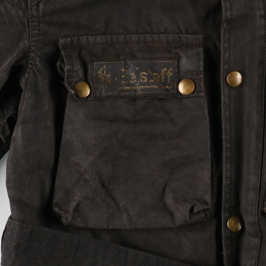 BELSTAFF(ベルスタッフ)の古着 70~80年代 ベルスタッフ Belstaff TRIALMASTER PROFESSIONAL トライアルマスタープロフェッショナル ワックスコットン オイルドジャケット 英国製 メンズL ヴィンテージ /eva000787 メンズのジャケット/アウター(その他)の商品写真