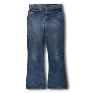 リーバイス(Levi's)の古着 70年代 リーバイス Levi's 646 ビッグE BIG E ベルボトムデニムパンツ メンズw32 ヴィンテージ /eva000866(デニム/ジーンズ)