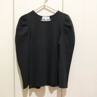 ロペピクニック(Rope' Picnic)の春に！ロペピクニック♡長袖無地カットソー♡黒♡ブラック♡シンプルトップス(カットソー(長袖/七分))