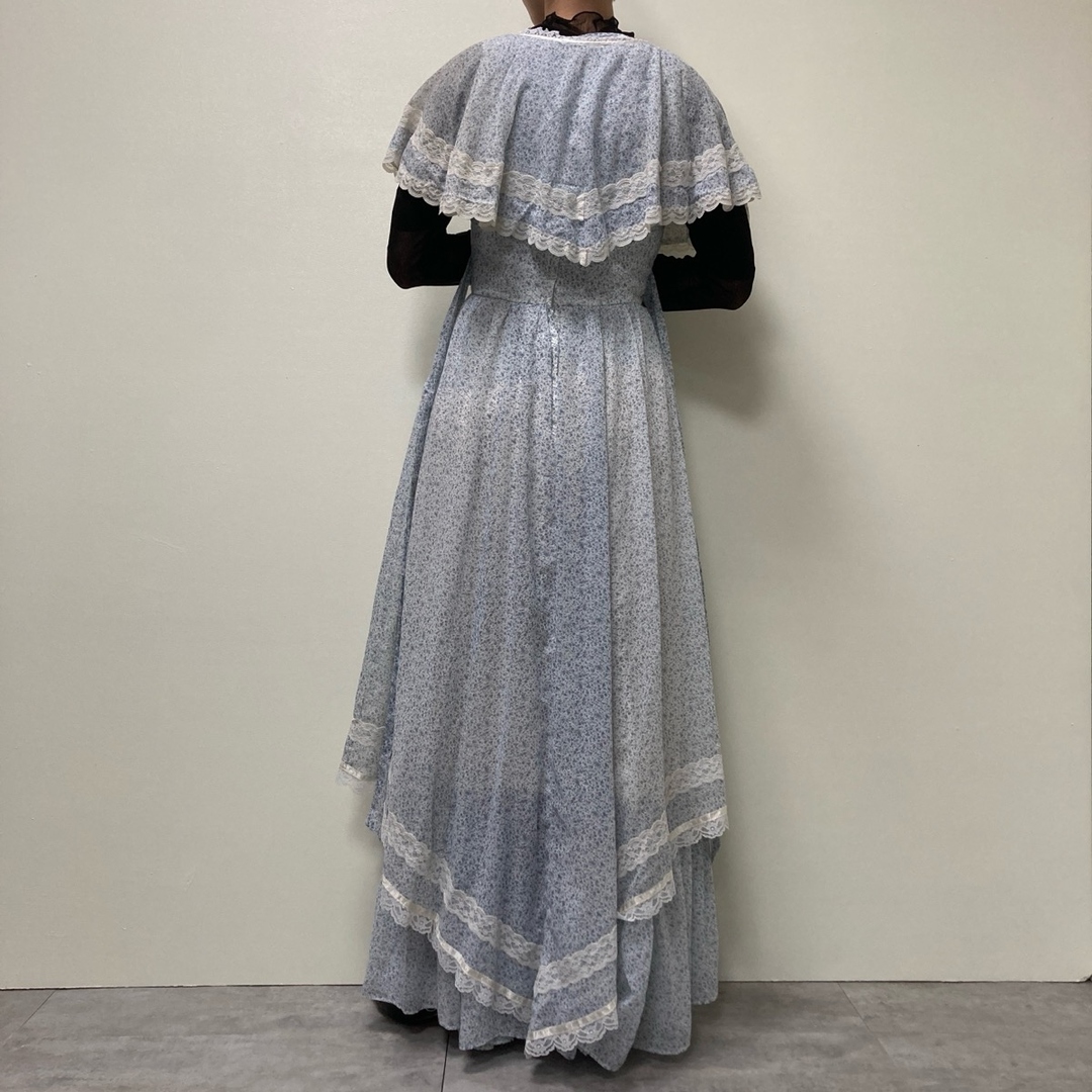 GUNNE SAX(ガニーサックス)の古着 70年代 ガンネサックス GUNNE SAX Jessica 花柄 マキシ丈 ノースリーブワンピース レディースM ヴィンテージ /eva001371 レディースのワンピース(その他)の商品写真