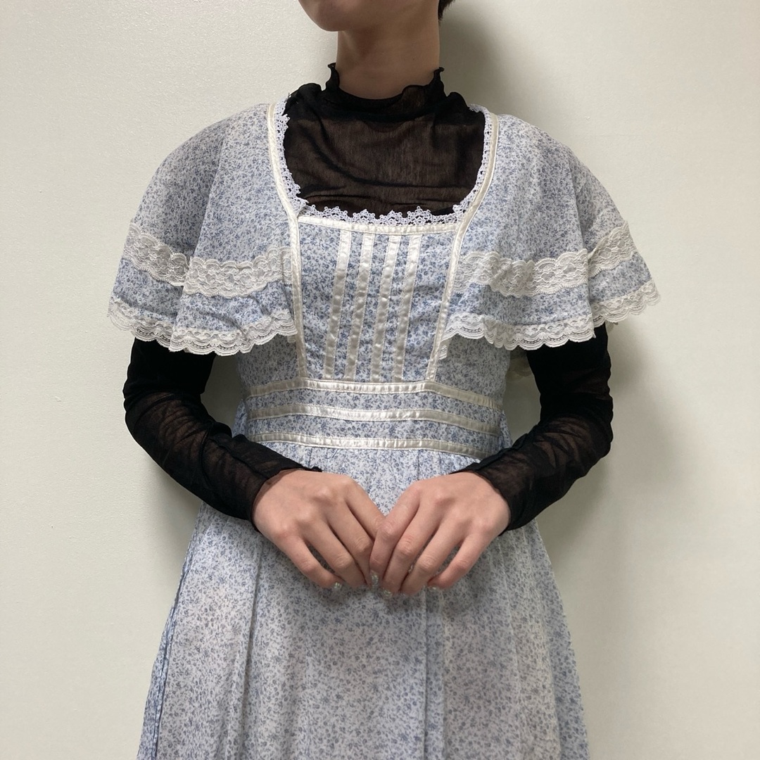 GUNNE SAX(ガニーサックス)の古着 70年代 ガンネサックス GUNNE SAX Jessica 花柄 マキシ丈 ノースリーブワンピース レディースM ヴィンテージ /eva001371 レディースのワンピース(その他)の商品写真