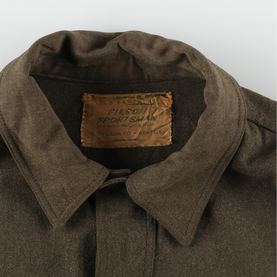 不明年代40年代 フィルソン FILSON SPORTSMAN マッキーノクルーザー ウールジャケット メンズXL ヴィンテージ /evb003000