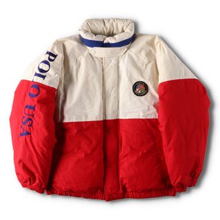 ラルフローレン(Ralph Lauren)の古着 90年代 ラルフローレン Ralph Lauren クッキーパッチ スキー ダウンジャケット メンズM ヴィンテージ /evb003008(ダウンジャケット)