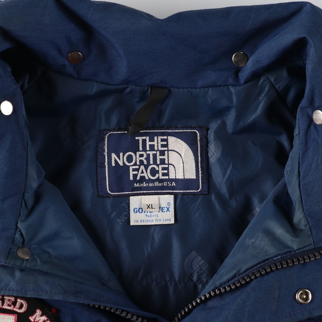 THE NORTH FACE(ザノースフェイス)の古着 80年代 ザノースフェイス THE NORTH FACE NATIONAL SKI PATROL 紺タグ GORE-TEX ゴアテックス 中綿マウンテンジャケット USA製 メンズXL /evb003009 メンズのジャケット/アウター(マウンテンパーカー)の商品写真