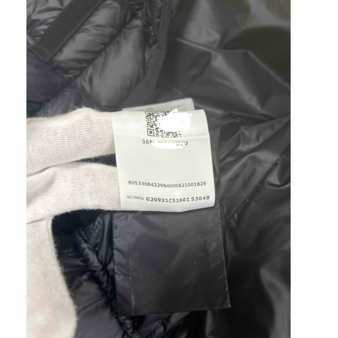 MONCLER(モンクレール)のモンクレール エルミファー サイズ1 ブラック 美品 レディースのジャケット/アウター(ダウンジャケット)の商品写真