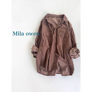 ミラオーウェン(Mila Owen)のMila owen コーデュロイオーバーシャツ(シャツ/ブラウス(長袖/七分))