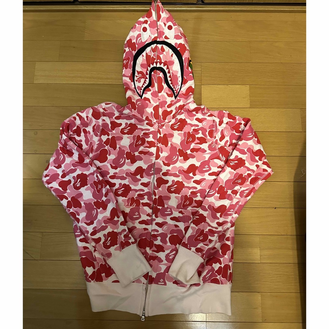 bape shark hoodie ベイプ　エイプ　シャーク　パーカーSサイズトップス