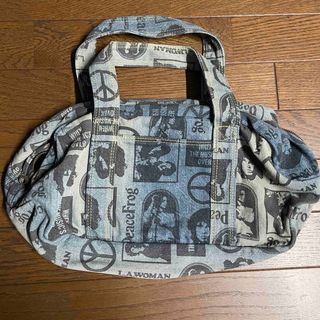 ヒステリックグラマー(HYSTERIC GLAMOUR)の【美品】ヒステリックグラマー/DOORSデニムBag(ハンドバッグ)