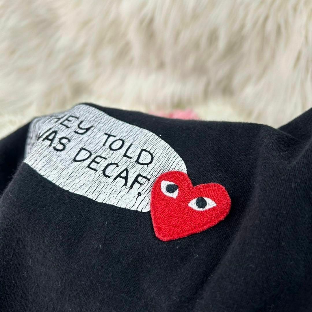 COMME des GARCONS(コムデギャルソン)のプレイコムデギャルソン レディース XLサイズ 大きいサイズ 半袖 Tシャツ メンズのトップス(Tシャツ/カットソー(半袖/袖なし))の商品写真