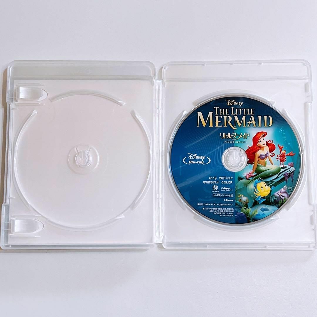 Disney(ディズニー)のリトルマーメイド ブルーレイのみ 純正ケース付き！ ディズニー Disney エンタメ/ホビーのDVD/ブルーレイ(アニメ)の商品写真