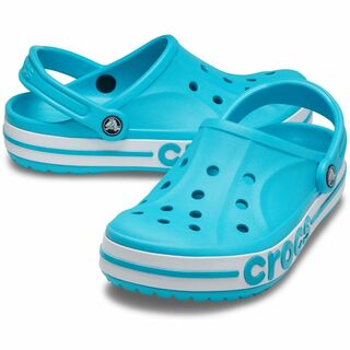 クロックス(crocs)の24cm クロックス バヤバンド クロッグ デジタルアクア ブルー系(サンダル)