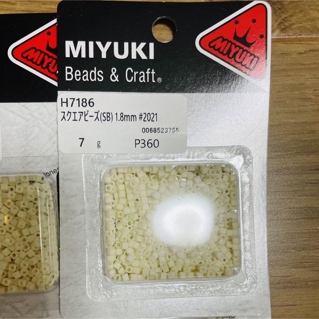 MIYUKI(ミユキ)のMIYUKI ビーズレーシング　スレンダービューグル　特小　クォーターティラ ハンドメイドの素材/材料(各種パーツ)の商品写真