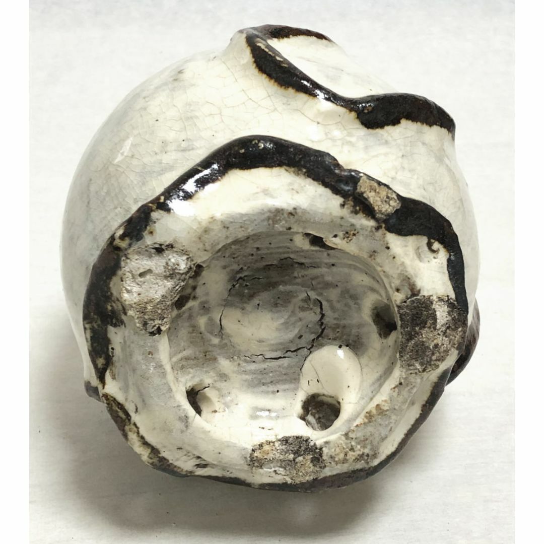 李朝時代 白磁製 桃形水滴 書道具 朝鮮古陶 珍品 入手困難 陶器WWTT022