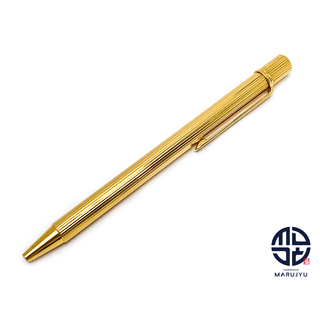 カルティエ(Cartier)のCARTIER カルティエ マスト ドゥ ゴドロン ツイスト式 ゴールド金具 ボールペン 筆記具 ペン ブランド(ペン/マーカー)
