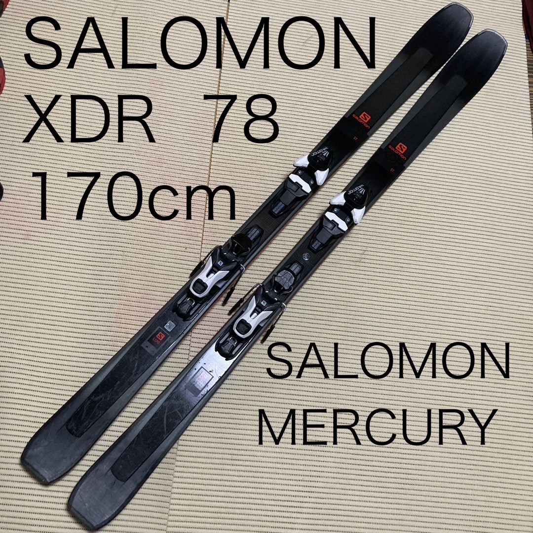 板サロモン　XDR 170cm  ＆　MERCURY 257-380mm