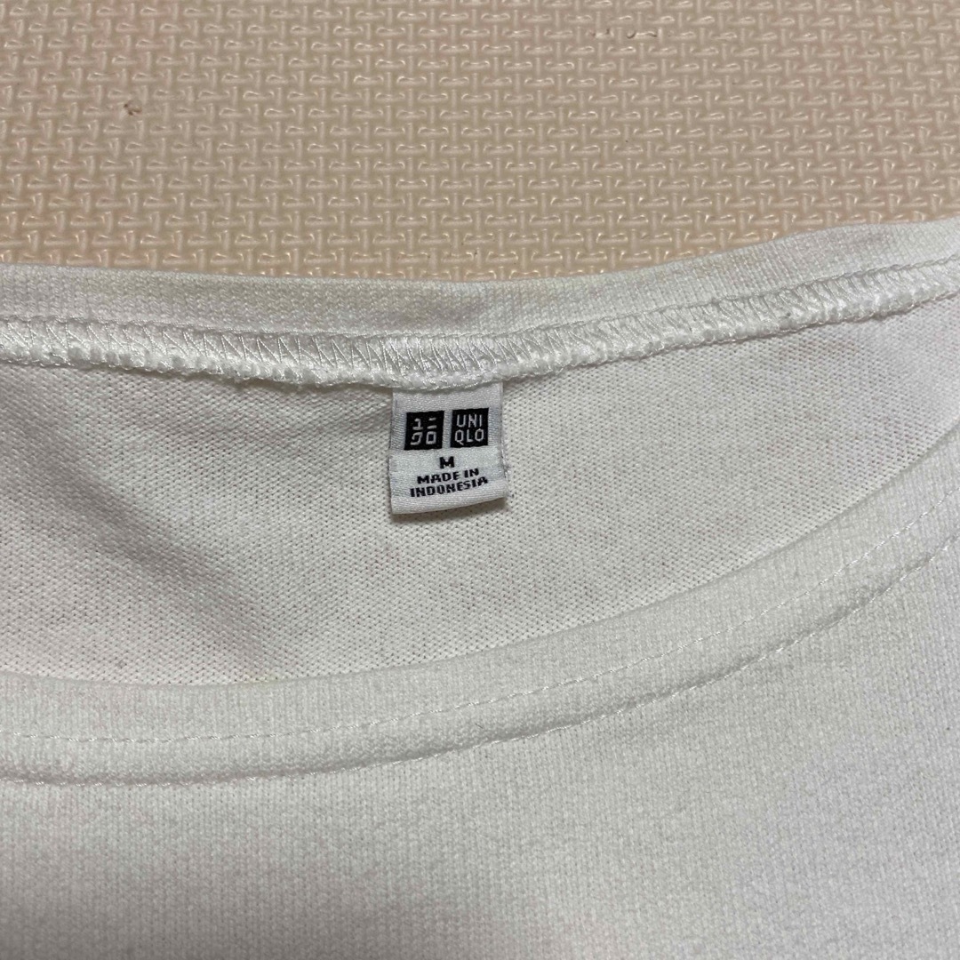 UNIQLO(ユニクロ)のUNIQLO  ボーダー 長袖 Tシャツ ボートネック メンズ M メンズのトップス(Tシャツ/カットソー(七分/長袖))の商品写真