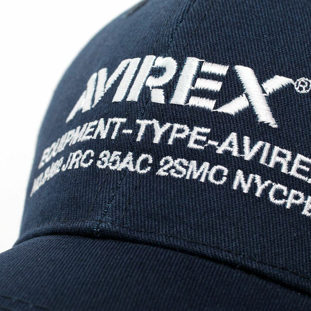 AVIREX(アヴィレックス)のローキャップ 帽子 AVIREX LOW ネイビー 14534000-49 メンズの帽子(キャップ)の商品写真