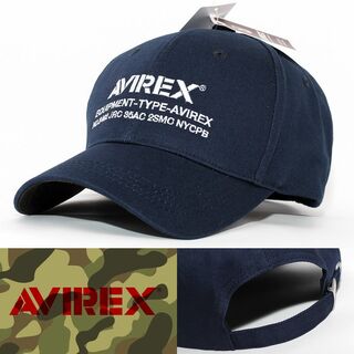 アヴィレックス(AVIREX)のローキャップ 帽子 AVIREX LOW ネイビー 14534000-49(キャップ)