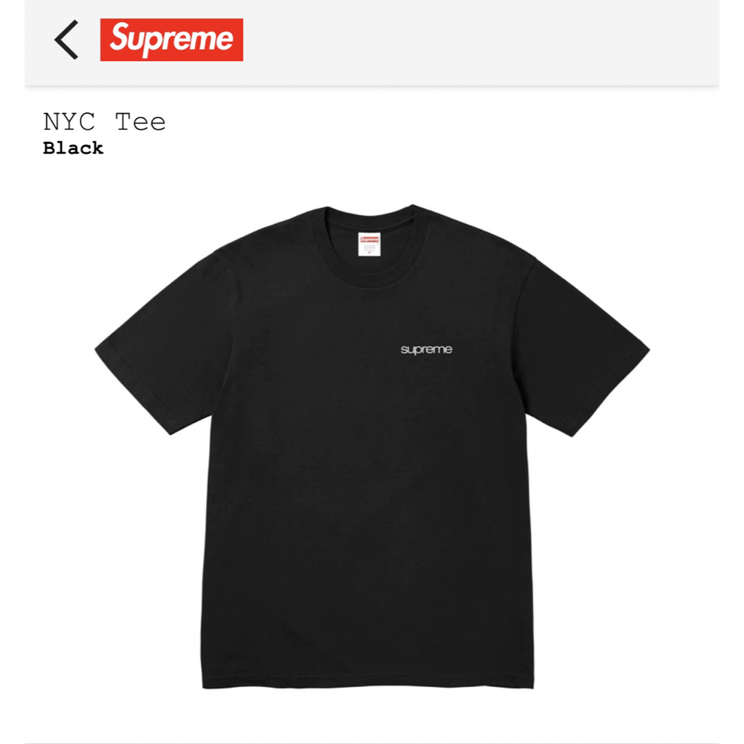 トップスSupreme Nyc Tee Tシャツ