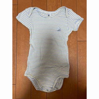 プチバトー(PETIT BATEAU)のPETITBATEAU ロンパース　80(ロンパース)