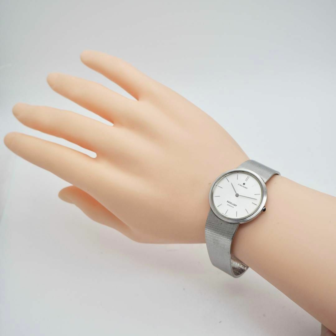 JUNGHANS(ユンハンス)の197 JUNGHANS ユンハンス時計　メンズ腕時計　エクセレント　シルバー メンズの時計(腕時計(アナログ))の商品写真