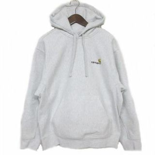 カーハート(carhartt)のカーハート 美品 WIP パーカー プルオーバー コットン 裏起毛 M グレー(パーカー)