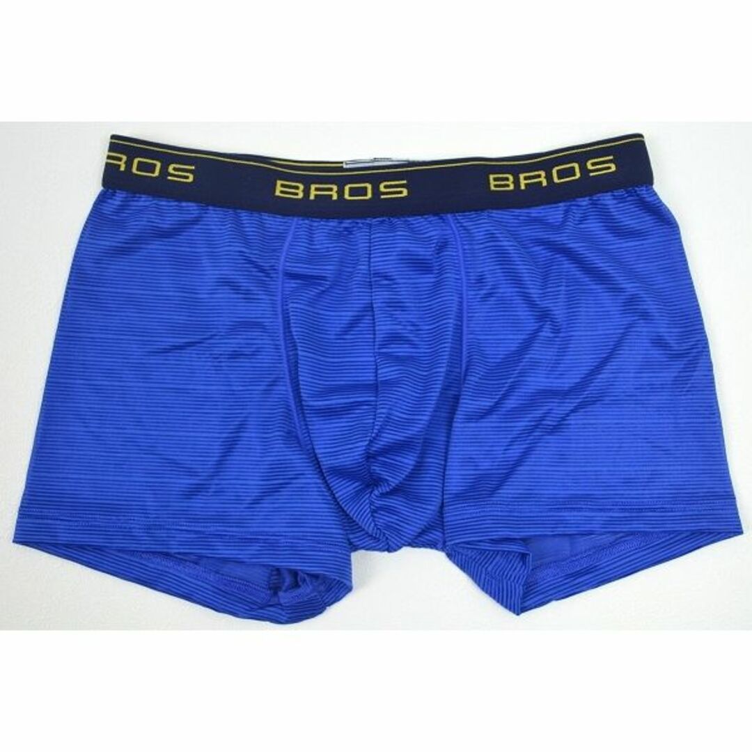 BROS(ブロス)の【BROS ブロス】ボクサーパンツ（前閉じ） GT3151 BU M メンズのアンダーウェア(ボクサーパンツ)の商品写真