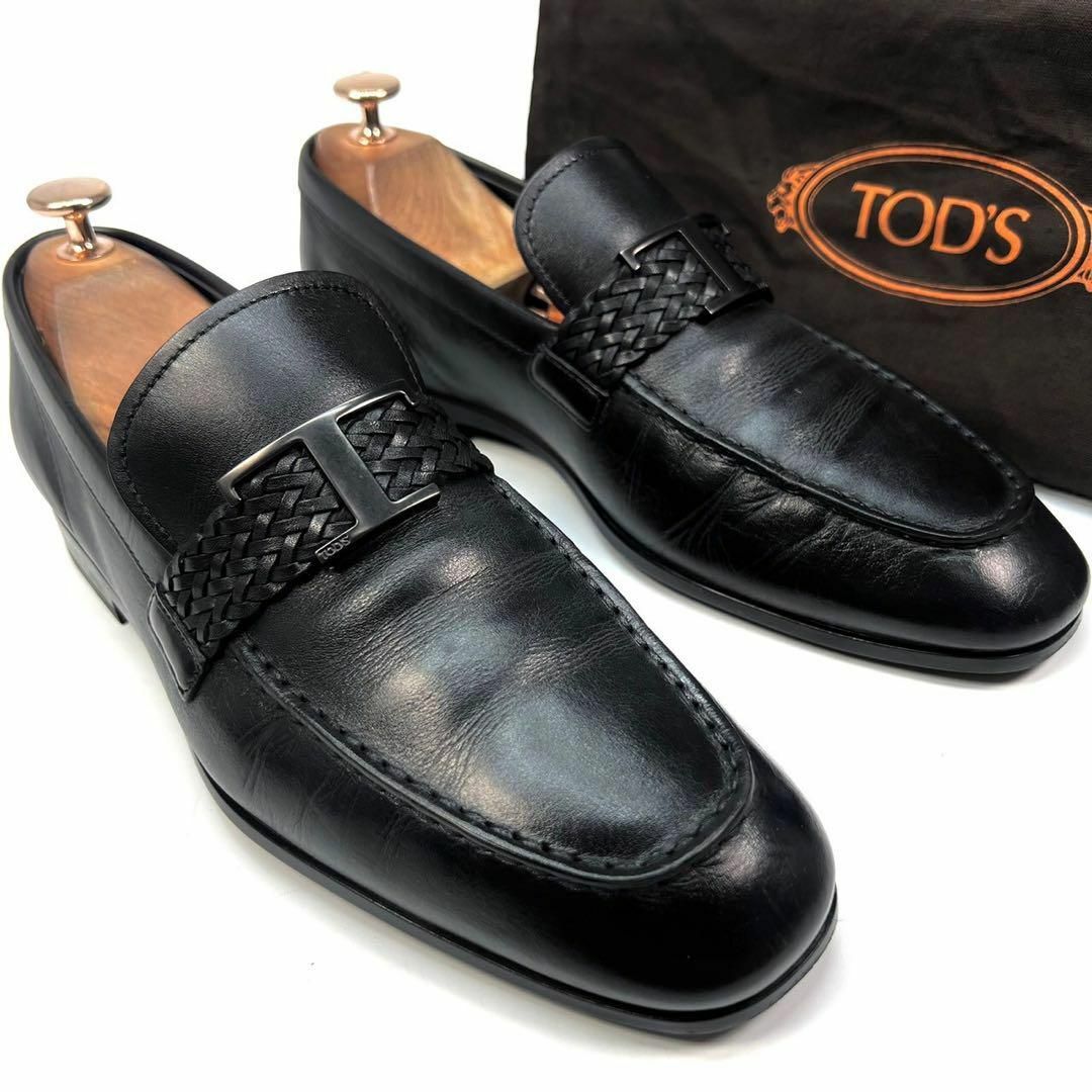 TOD'S(トッズ)のTOD'S トッズ　革靴　ローファー　Tロゴ　タイムレス メンズの靴/シューズ(ドレス/ビジネス)の商品写真