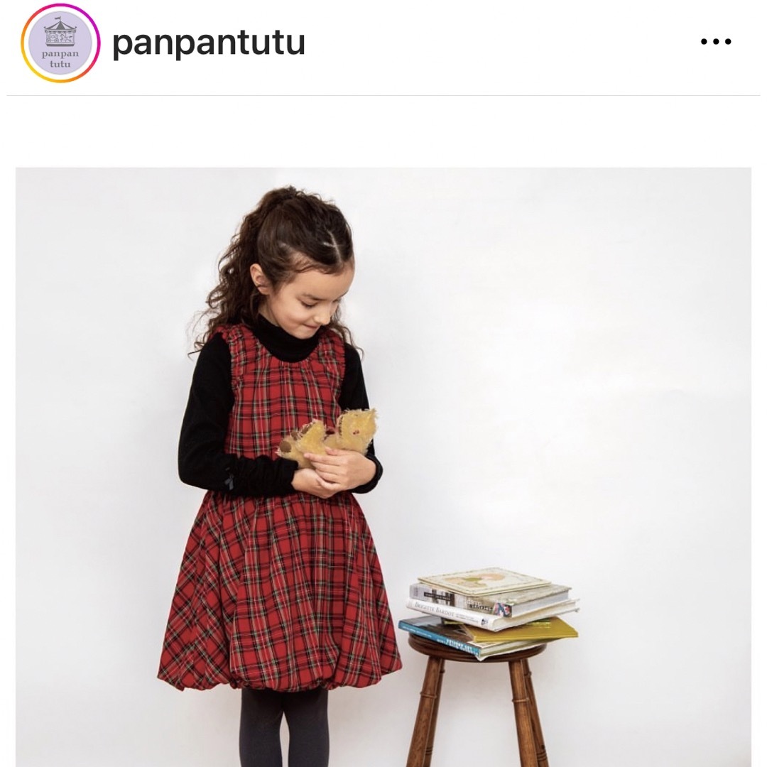 panpantutu(パンパンチュチュ)のバルーンワンピース キッズ/ベビー/マタニティのキッズ服女の子用(90cm~)(ワンピース)の商品写真